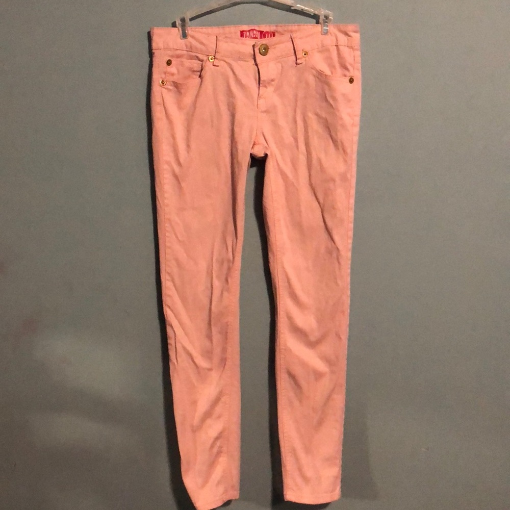 pink jeans